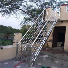 Steel staircase fabrication